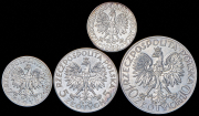 Набор из 4 сер. монет 1933-1936 (Польша)