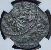 Полушка 1735 (в слабе)