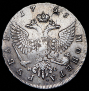 Рубль 1756 ММД-МБ