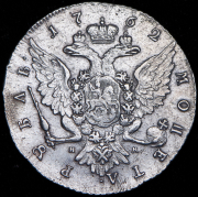 Рубль 1762 СПБ-ТI-НК
