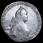 Рубль 1767 СПБ-ТI-АШ