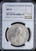 Рубль 1774 (в слабе)