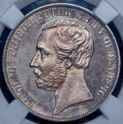 Талер 1860 (Ольденбург) (в слабе) B