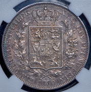 Талер 1860 (Ольденбург) (в слабе) B