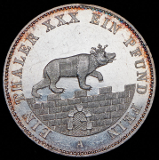 Талер 1861 (Ангальт-Бернбург)  A