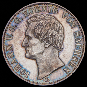 Талер 1861 (Саксония)  B