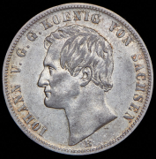 Талер 1867 (Саксония)  B