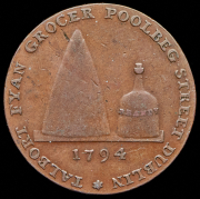 Токен 1/2 пенни 1794 (Дублин)