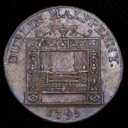 Токен 1/2 пенни 1795 (Дублин)