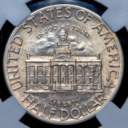 1/2 доллара 1946 "100 лет штату Айова" (США) (в слабе)