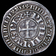 1/2 гро-турнуа. Филипп IV Красивый. Франция