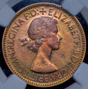 1/2 пенни 1953 (ЮАР) (в слабе)