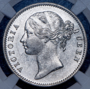 1 рупия 1840 (Британская Ост-Индская Компания) (в слабе)