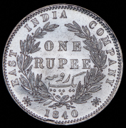 1 рупия 1840 (Британская Ост-Индская Компания)