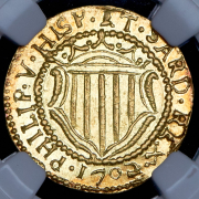 1 скудо 1702 (Италия) (в слабе)