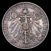 10 центов 1909 (Немецкая колония Киау Чау)