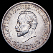 10 лит 1938 "20 лет Республике" (Литва)