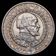 2 кроны 1921 "400 лет Войне за независимость" (Швеция)