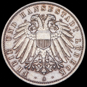 2 марки 1911 (Любек) А