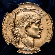 20 франков 1911 (Франция) (в слабе)