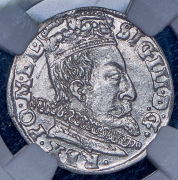 3 гроша 1597 (Литва) (в слабе)