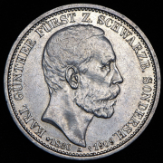 3 марки 1909 "Смерть Карла Гюнтера" (Шварцбург-Зондерсгаузен) А