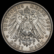 3 марки 1912 (Саксония) Е