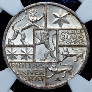 3 марки 1927 "400 лет Университету в Марбурге" (Германия) (в слабе) А