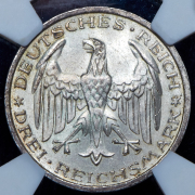 3 марки 1927 "400 лет Университету в Марбурге" (Германия) (в слабе) А