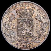 5 франков 1869 (Бельгия)