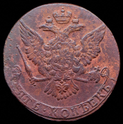 5 копеек 1761 без букв