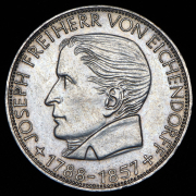 5 марок 1957 "Йозеф Карл Бенедикт фон Эйхендорф" (Германия) J