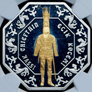 500 тенге 2011 "Достояние Республики - Иссыкский вождь" (Казахстан) (в слабе)