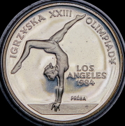 500 злотых 1983. Проба "XXIII летние Олимпийские Игры, Лос-Анджелес" (Польша)