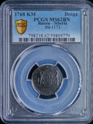 Деньга 1768 "Сибирская" (в слабе)