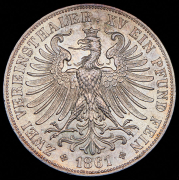 Двойной талер 1861 (Франкфурт)