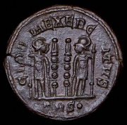 Фоллис. Константин II. Рим империя