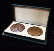 Набор из 2 медалей "Воспитание молодёжи в СССР" (в п/у)