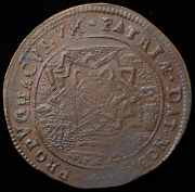 Медаль "Строительство крепости Шарлеруа" 1667 (Испанские Нидерланды)