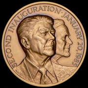Медаль "Вторая инаугурация Рональда Рейгана. 1985" (США) (в п/у)