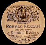 Медаль "Вторая инаугурация Рональда Рейгана. 1985" (США) (в п/у)