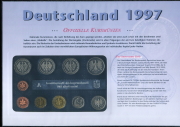 Набор из 10 монет 1997 (ФРГ) (в п/у)
