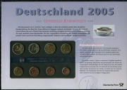 Набор из 10 монет 2005 (ФРГ) (в п/у)