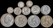 Набор из 11 сер монет 1951-1967 (страны мира)