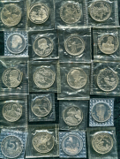 Набор из 20 памятных монет 1991-1994 (в запайках)