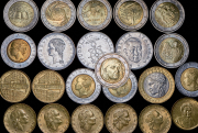 Набор из 23 монет 1974-2015 (Италия)