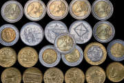 Набор из 23 монет 1974-2015 (Италия)