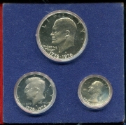Набор из 3 сер. монет 1976 "200 лет независимости" (США) (в п/у) S