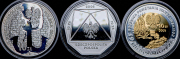 Набор из 3 сер. памятных монет 10 злотых (Польша)