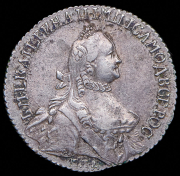 Полуполтинник 1765 ММД-ТI-ЕI